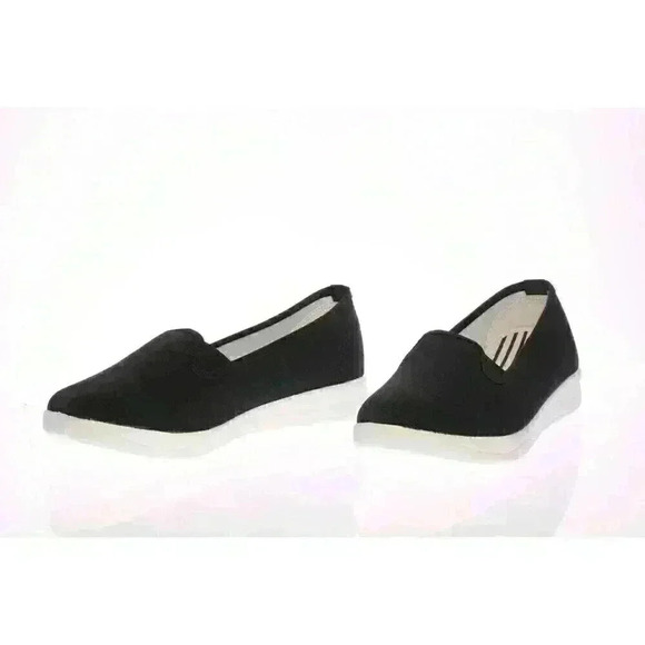 Women's Comfortview Comfort View Dottie Slip-On Sneakers Flats Black  #06957 - Picture 5 of 7